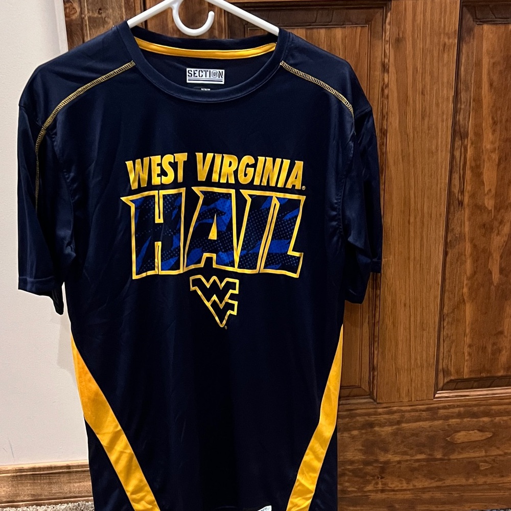 Section 101 West Virginia Hail Men's Jersey - Navy and Gold